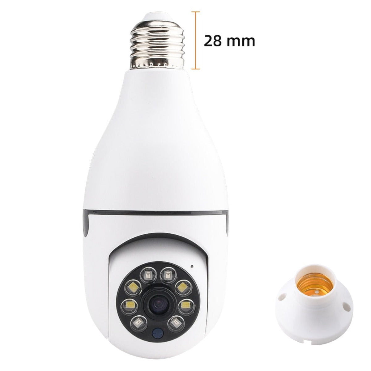 WiFi E27 Bulb Night Vision Full Color for Smart Home Security Surveillance Camera