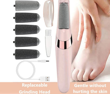 Finishing Touch Flawless Pedi Rechargeable Tool File and Callus Remover Foot Care Set