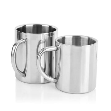 Double Wall Stainless Steel Coffee Mug 300ml Portable Tumbler