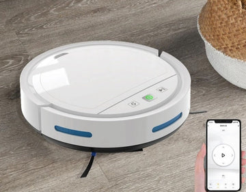 Double Side Brush Design Smart One-Click Robot Vacuum Cleaner