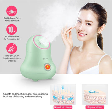 Mini Nano Ionic Face Steamer Water Oxygen Mist Sprayer