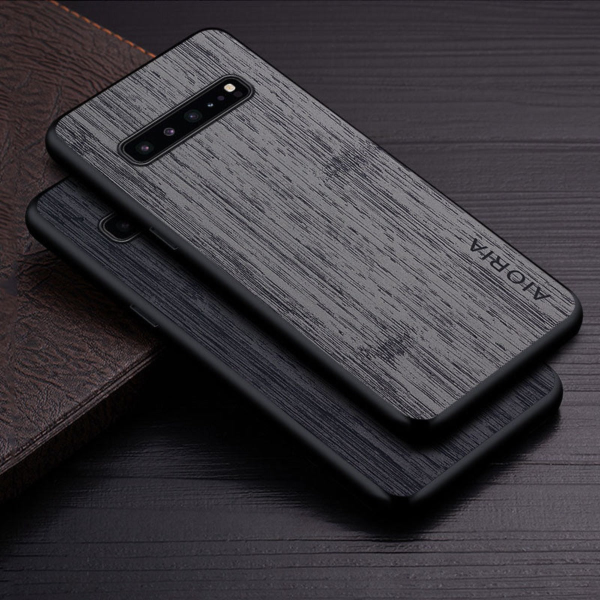 Scratch-Resistant Premium Retro Litchi Leather Phone Cover