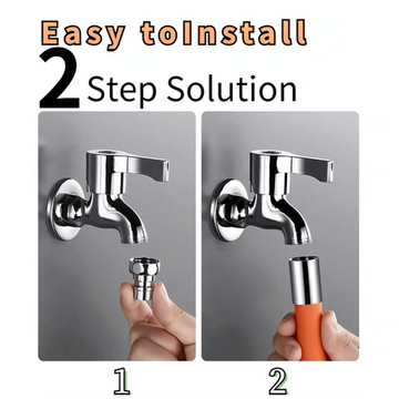 Splash-proof 360 Rotating Flexible Faucet Extender Watering Tap Connector