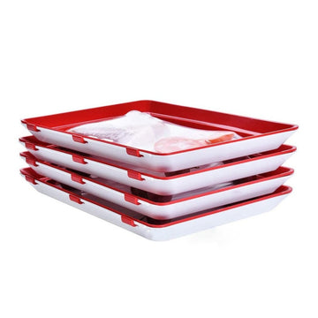 Food Preservation Tray Replaceable Magic Elastic Film Buckle