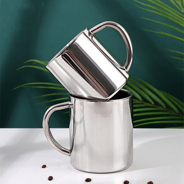 Double Wall Stainless Steel Coffee Mug 300ml Portable Tumbler