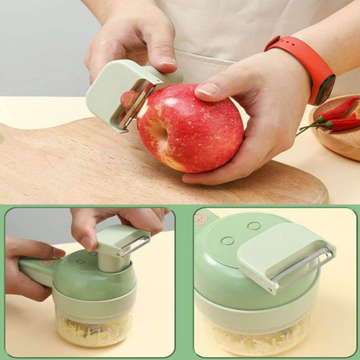 Electric Powered Vegetable Cutter Food Chopper Multifunctional Slicer