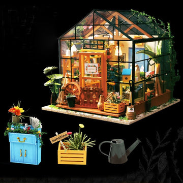 3D Jigsaw Puzzle For Dollhouse Garden House Living Room Furniture Kit