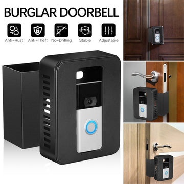 Wide Compatibility Anti-Theft Video Doorbell No-Drill Mount