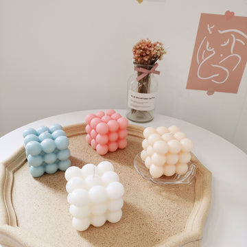 Geometric Bubble Aromatherapy Eco-friendly Scented Candles