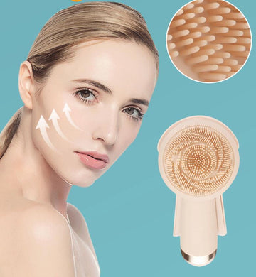 Electric Spa Skin Care Blackhead Cleansing ABS Silicone Facial Brush