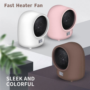 Powerful Warm Fan Fast Heater USB Desktop Mini Electric Air Heater