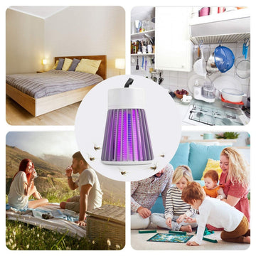 Anti Mosquitos Portable Silent LED Mosquito Killer Fly Zapper Lamp