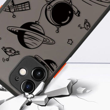 High Quality Material Astronaut Pattern Shockproof Soft Bumper Phone Case