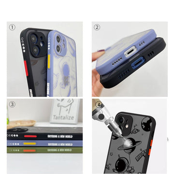 High Quality Material Astronaut Pattern Shockproof Soft Bumper Phone Case