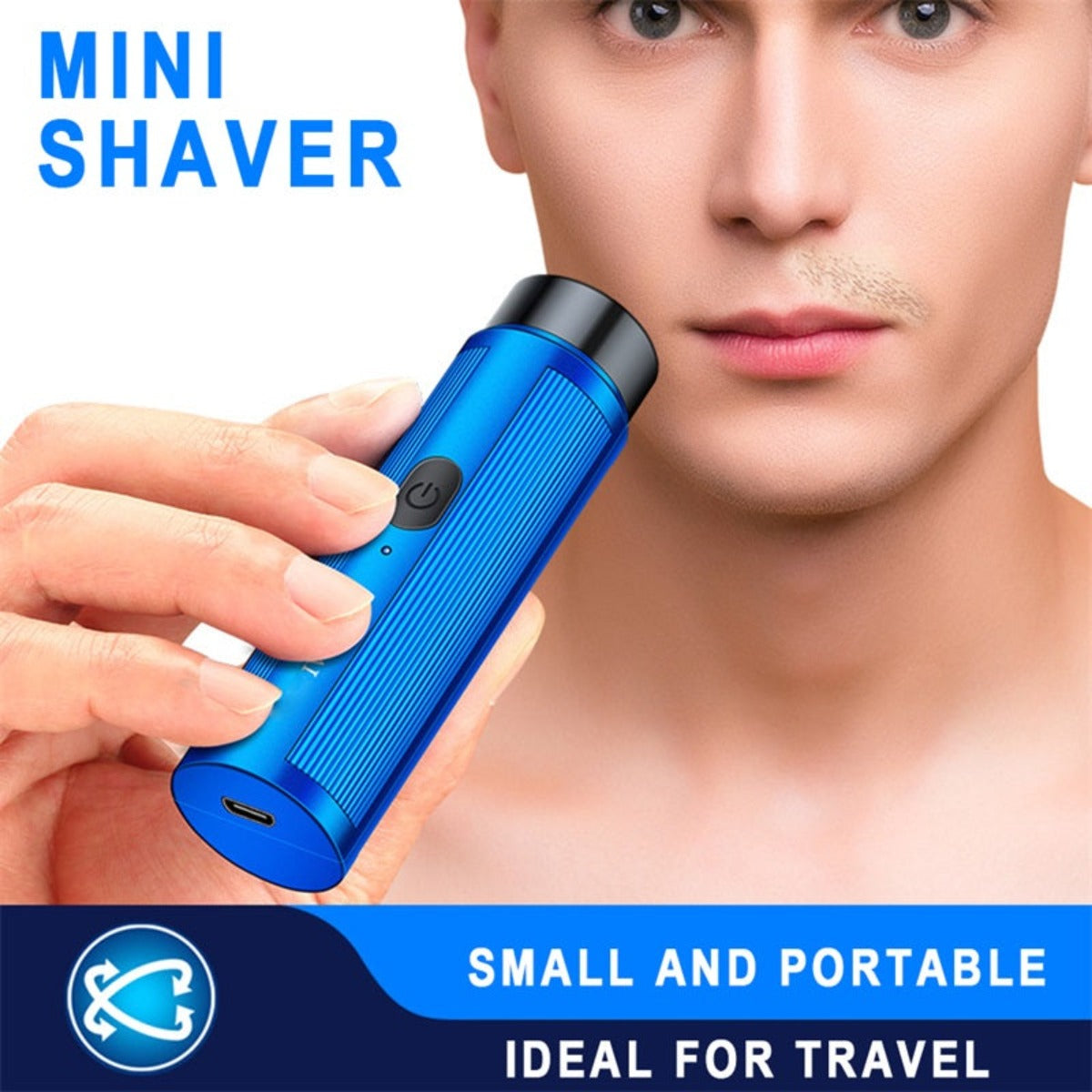 USB Charging ABS Material Rechargeable Mini Electric Shaver