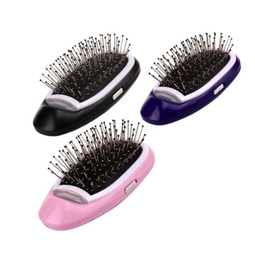 Electric Ionic Hairbrush Portable Magic Negative Ionic Hair Comb Massage