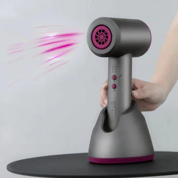 Cordless Portable low power Wireless Rechargeable Fast Charge Hair Dryer