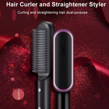 Negative Ion Comb Curly Hair Straightener Matte Comb