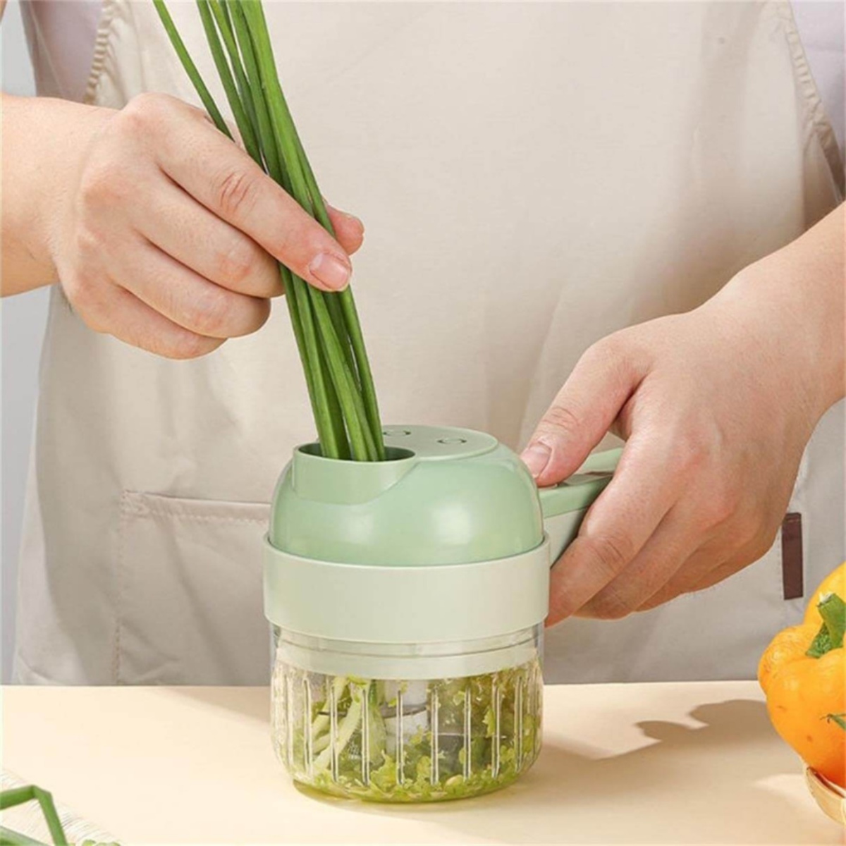 Electric Powered Vegetable Cutter Food Chopper Multifunctional Slicer