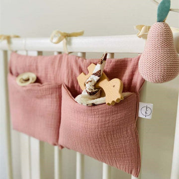 Pure Cotton Multifunctional Portable Crib Storage Bag For Kids