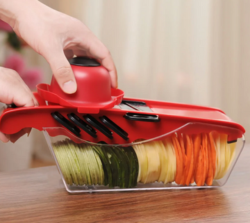 Multifunction Vegetable Kitchen Slicer 6 Blades Vegetable Manual Grater