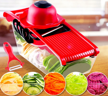 Multifunction Vegetable Kitchen Slicer 6 Blades Vegetable Manual Grater