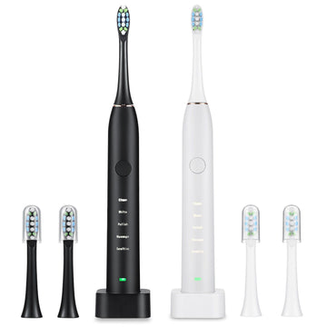 Clean Polish Massage Sensitive Electric Toothbrush IPX7 Replacement Heads Set