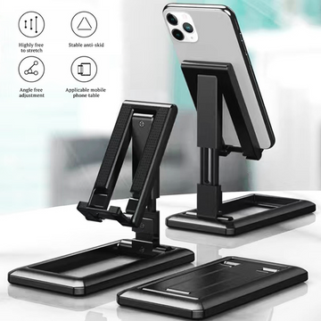 Anti-slip Silicone Adjustable Foldable Desktop Tablet and Phone Holder