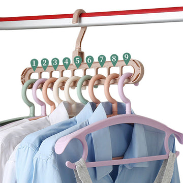 Multifunction Plastic Multi-port Support Hangers for Clothes Drying Rack