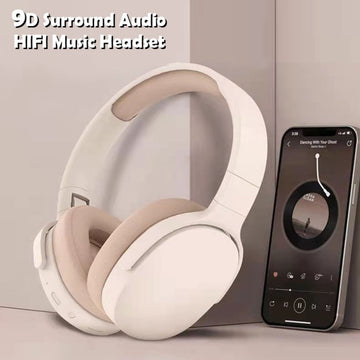 Wireless Bluetooth Bass Headphones With Active Noise Reduction