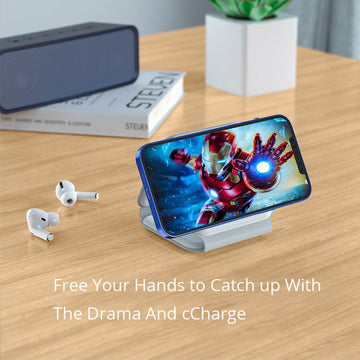 Magnetic Foldable Stand 15W Two-way Charging Wireless Charger