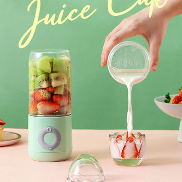 Portable USB Rechargeable 500ml Home Smoothie Maker Electric Fruit Juicer