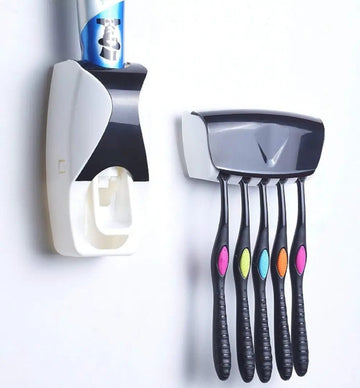 Acrylic Automatic Toothpaste Dispenser Wall Mount Stand